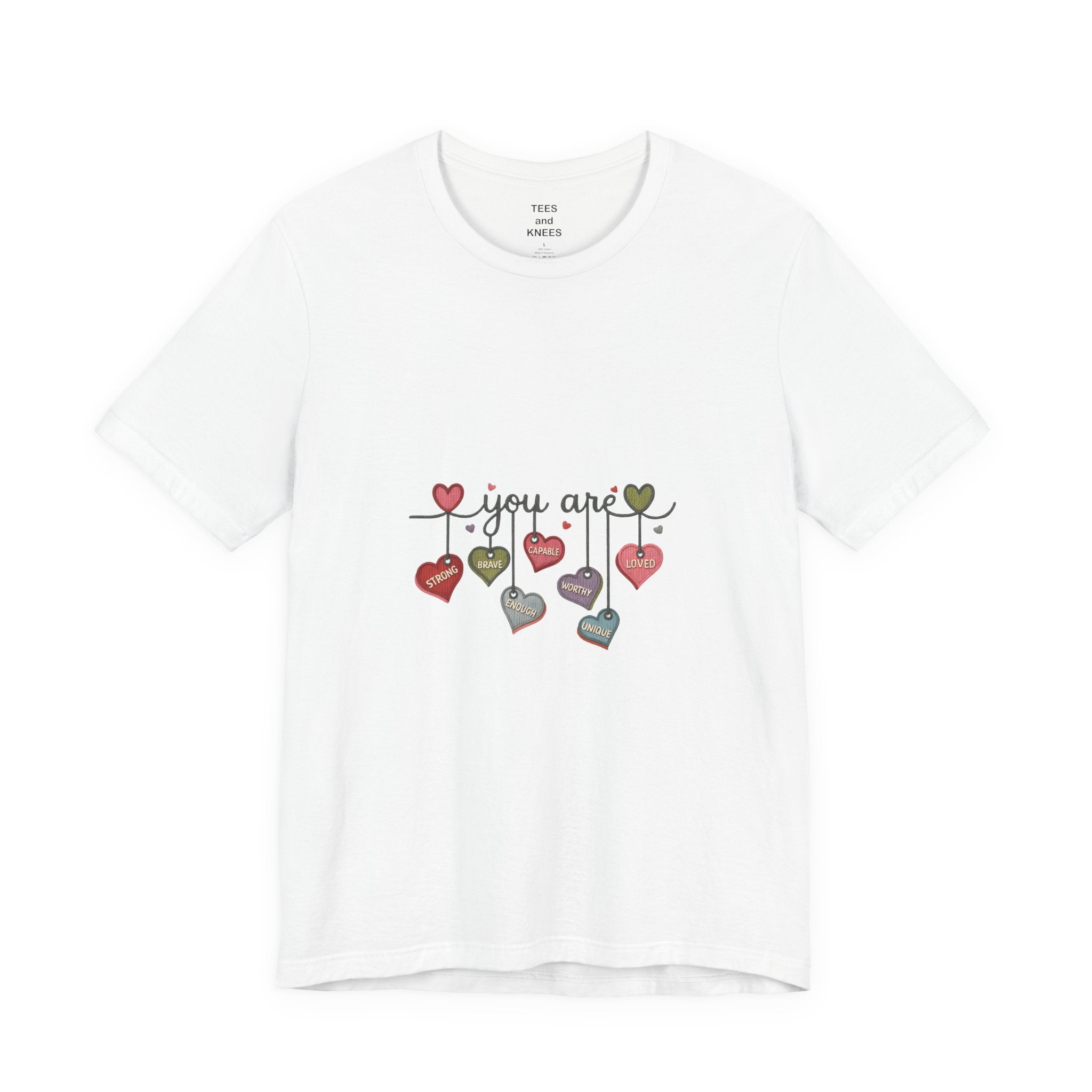 Watercolor Heart Doodle Tee | Heart Pattern T-Shirt, Valentine Shirt