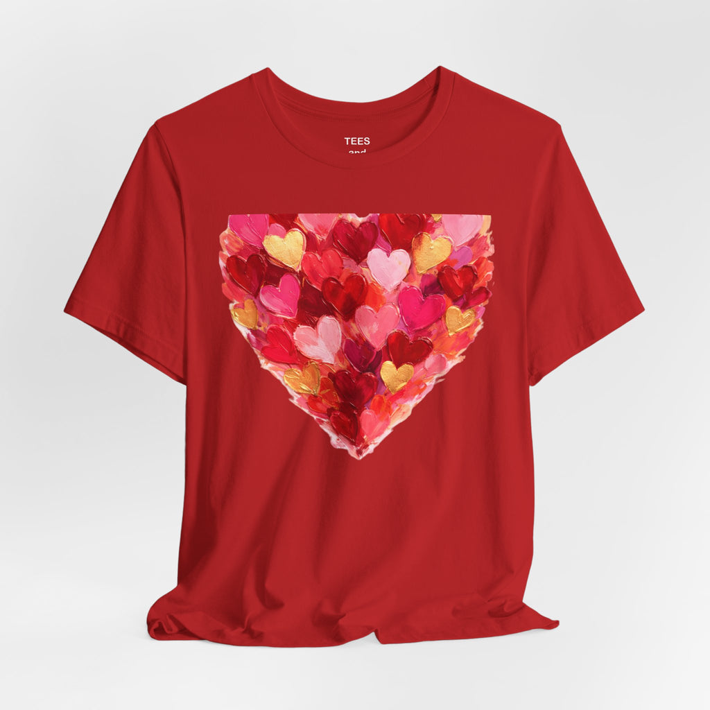 Valentine's Day Heart Tee — "Happy Valentine's Day" Graphic T‑Shirt